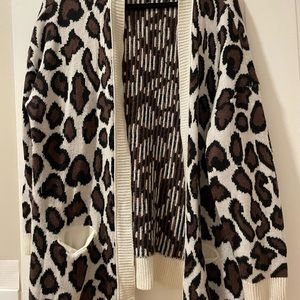 Plus Size Open Cardigan